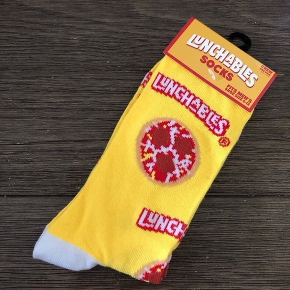 Lunchables Food novelty men’s crew socks - Picture 1 of 3